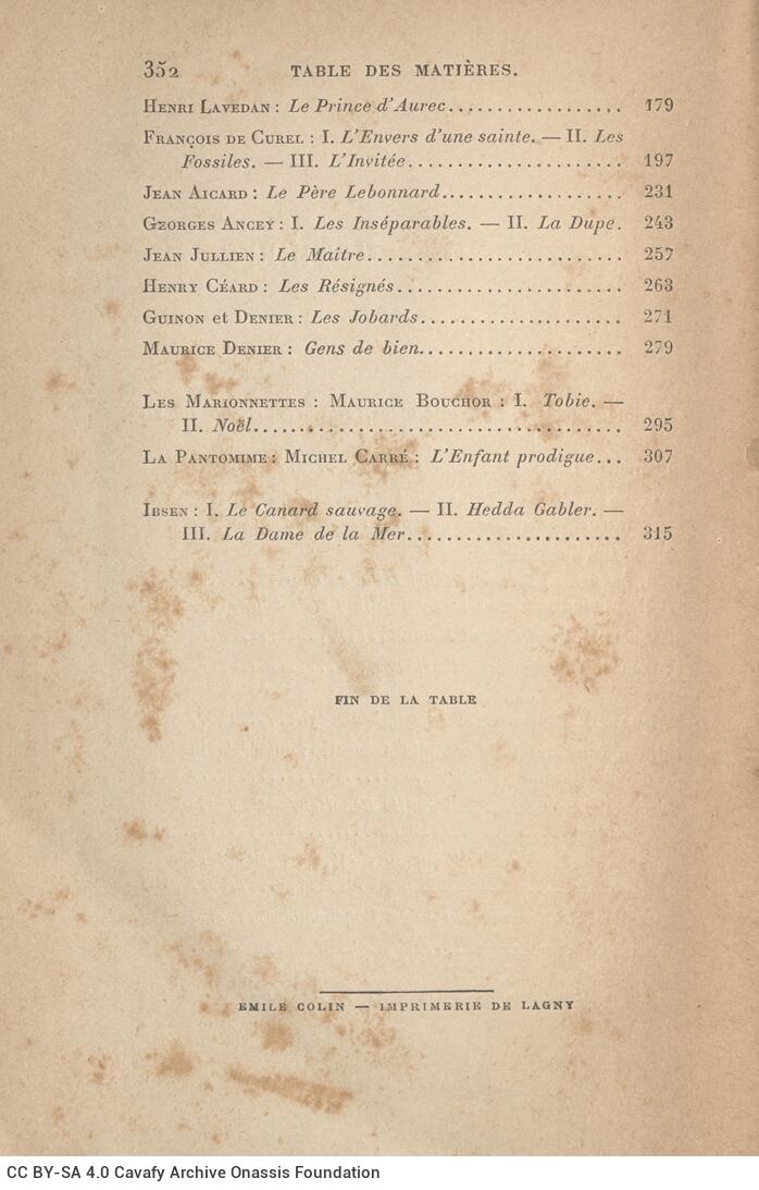 18.5 x 12 cm; 2 s.p. + XVI p. + 352 p. + 2 s.p., l. 1 bookplate CPC on recto, p. [I] half-title page, p. [II] other works by 